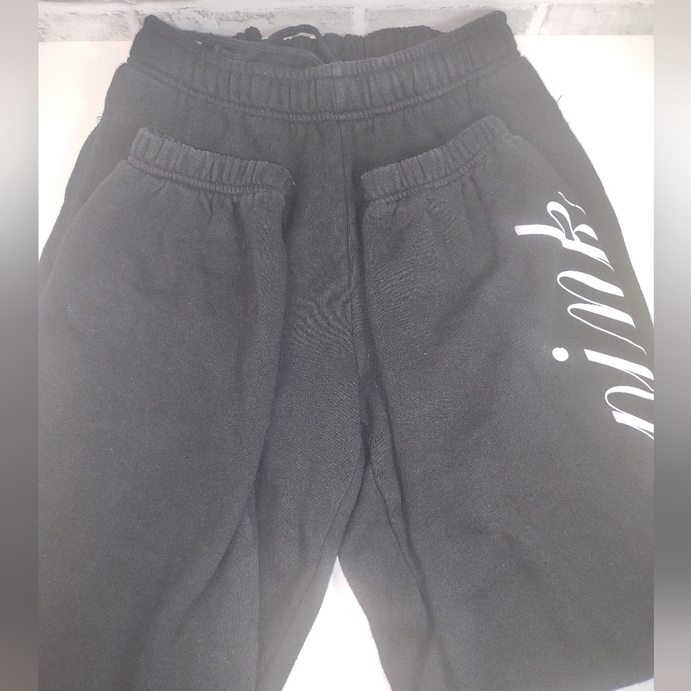 Xs. PINK Victoria's Secret Charcoal Drawstring Joggers - Picture 2 of 7